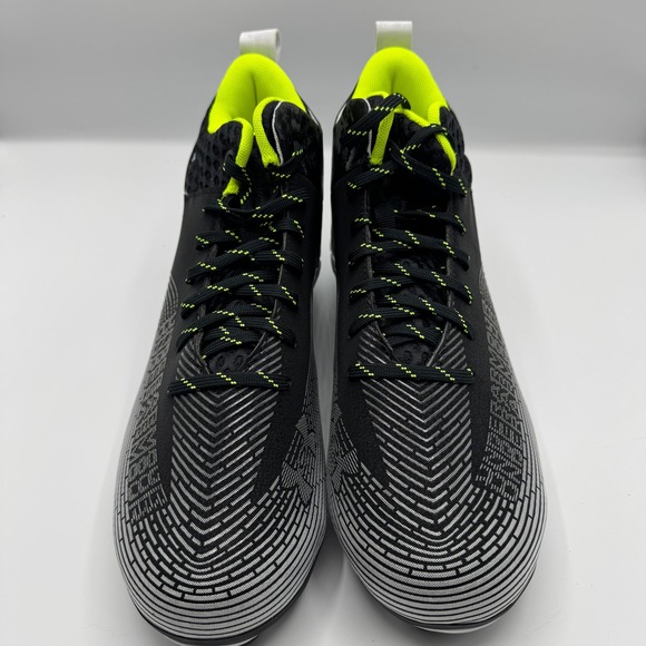 Under Armour UA Toxic Six Football‎ Cleats Black Neon Yellow Mens Size 10.5 main image 5